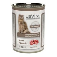 Lavital Kuzulu Tahılsız Ezme 400 gr Yetiskin Kedi Konservesi