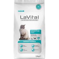Lavital Sensitive Somonlu 1 kg Açık Kedi Maması