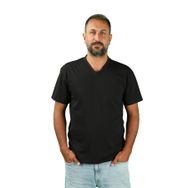 LC Waikiki 8S0916Z8 Erkek Antrasit Melanj T-Shirt