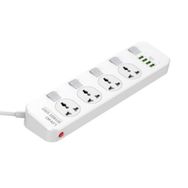 Ldnio SC4408 Beyaz USB + PD + 220V Priz 8 Girişli 25W Şarj Adaptörü ve Şarj Aleti