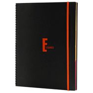 Le Color 2012215/1 Siyah A5 Elegance Spiralli Çizgili Defter