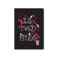 Le Color Çizgili Lastikli Tipogarfi İstanbul Mini Defter