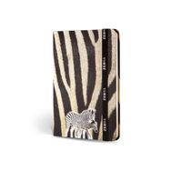 Le Color Kumaş Çizgili Lastikli Zebra Defter