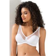 Le Jardin 9200 Beyaz Tüllü Toparlayıcı Soft Cup Kadın Sütyen