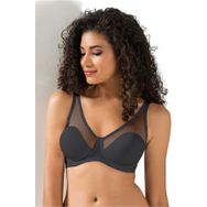 Le Jardin 9200 Siyah Tüllü Toparlayıcı Soft Cup Kadın Sütyen