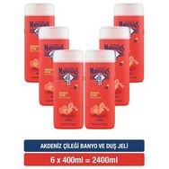Le Petit Marseillais 6x400 ml Akdeniz Çileği Duş Jeli