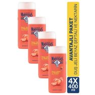 Le Petit Marseillais Beyaz Şeftali ve Nektarin 4x400 ml Duş Jeli