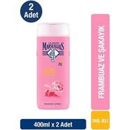 Le Petit Marseillais Frambuaz ve Şakayık 2x400 ml Duş Jeli