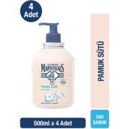 Le Petit Marseillais Pamuk Sütü 4x500 ml Sıvı Sabun