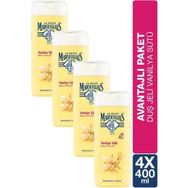 Le Petit Marseillais Vanilya Sütü 4x400 ml Duş Jeli
