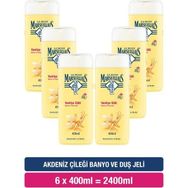 Le Petit Marseillais Vanilya Sütü 6x400 ml Duş Jeli
