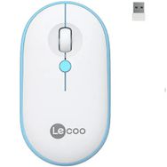 Lecoo WS212 Beyaz Mavi 1600 DPI USB Kablosuz Mouse