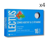 Lectus Çinko Asetat C Vitamini 4x16 Pastil