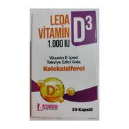 Ledapharma Leda Vitamin D3 1000 IU 30 Kapsül