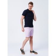 Lee Cooper 222 Lcm 242058 Pine Slim Fit Desenli Lacivert Erkek Polo T-shirt