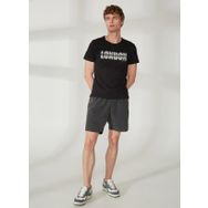 Lee Cooper 222 LCM 242081 PERS SIYAH O Yaka Siyah Erkek T-Shirt
