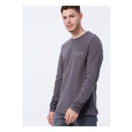 Lee Cooper 231 LCM 242006 RENZO O Yaka Baskılı Antrasit Erkek T-shirt
