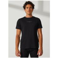 Lee Cooper 232 LCM 242002 MOSS Bisiklet Yaka Siyah Erkek T-shirt