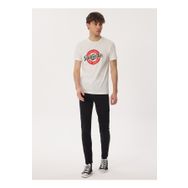 Lee Cooper 232 LCM 242019 AUTHEN Bisiklet Yaka Beyaz Erkek T-shirt