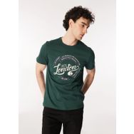 Lee Cooper 232 LCM 242021 Yeşil Alista Bisiklet Yaka Erkek T-shirt