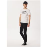 Lee Cooper 232 LCM 242045 ELLERY Bisiklet Yaka Beyaz Erkek T-shirt