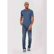 Lee Cooper 232 LCM 242061 GAEL Bisiklet Yaka İndigo Erkek T-shirt
