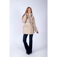 Lee Cooper 241 LCF 232002 Amanda Düz Bej Kadın Mont