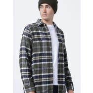 Lee Cooper 2410036118 Ekose Haki Erkek Gömlek