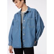 Lee Cooper 242 LCF 131001 Açık Lacivert Denim Kadın Ceket