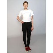 Lee Cooper 242 LCF 242008 Beyaz Karen O Yaka Kadın T-shirt