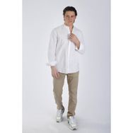 Lee Cooper 242 LCM 241009 Beyaz Julsa Erkek Dokuma Gömlek
