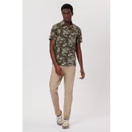 Lee Cooper Carter Haki Dokuma Erkek Gömlek