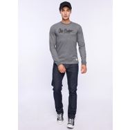 Lee Cooper O Yaka Antrasit Melanj Erkek T-Shirt 241 LCM 242002 ZAYNE ANTRASIT MELAN