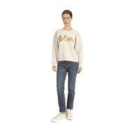 Lee Cooper O Yaka Baskılı Sweatshirt, M, 5003203535, Siyah, kadın