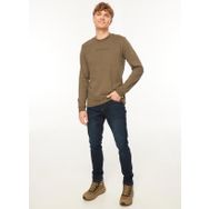 Lee Cooper O Yaka Haki Erkek T-Shirt 241 LCM 242003 DENY HAKI