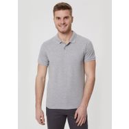 Lee Cooper Polo Yaka Gri Melanj Erkek T-Shirt 232 LCM 242048 TWINS GRİ MELANJ