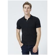Lee L211810001 Siyah Polo Yaka Erkek T-shirt