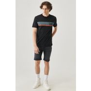Lee L211918001 Siyah Erkek T-shirt