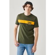 Lee L211918801 Haki Erkek T-shirt