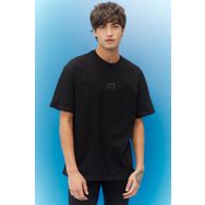 Lee L222001001 Siyah Bisiklet Yaka Erkek T-Shirt