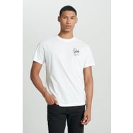 Lee L241311100 Beyaz Erkek T-shirt