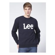 Lee L80XTJMA Crew Neck Bisiklet Yaka Regular Fit Baskılı Lacivert Erkek Sweatshirt