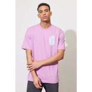 Lee LL08FE63 Pembe Erkek T-shirt