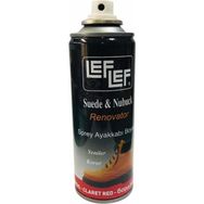 Leflef Süet Nubuk Bordo 200 ml Sprey Ayakkabı Boyası