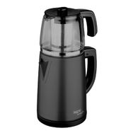 Leggno GRM102GTMBK Siyah Gourmet Pro Cam Demlikli Çay Makinesi