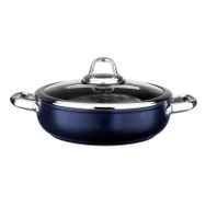 Leggno Master Mavi 24 cm Titanium Sığ Tencere