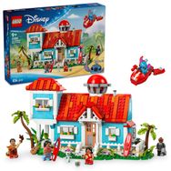 Lego 43268 834 Parça Disney Lilo ve Stiç Plaj Evi Oyuncak Yapım Seti