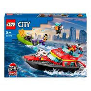 Lego 60373 City 144 Parça İtfaiye Kurtarma Operasyonu ve Polis Takibi