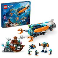 Lego 60379 842 Parça Derin Deniz Keşif Denizaltısı