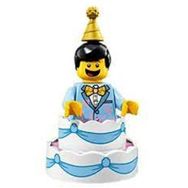 Lego 71021-10 Minifigür Seri 18 - Birthday Cake Guy Lego